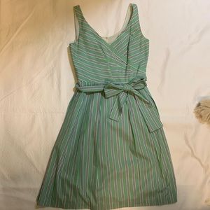 Talbots Crossover Striped Dress